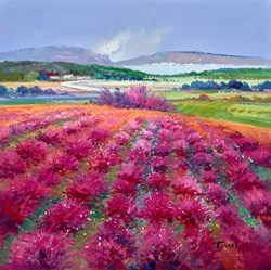 Calm Across the Bay IV by Torres - Original Painting on Box Canvas sized 24x24 inches. Available from Whitewall Galleries